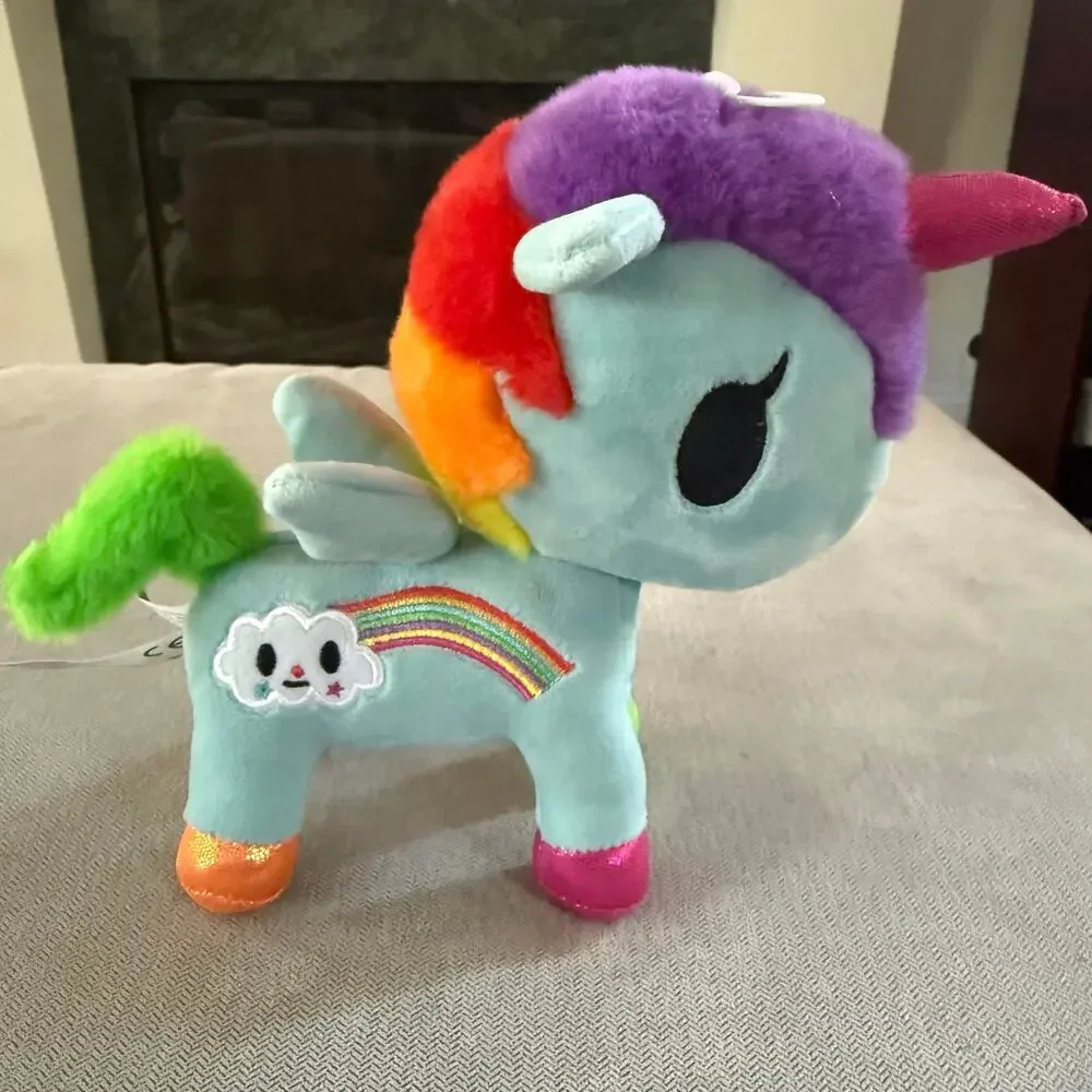 Tokidoki Unicorno Rainbow Unicorn Plush Blue Multicolor 7.5